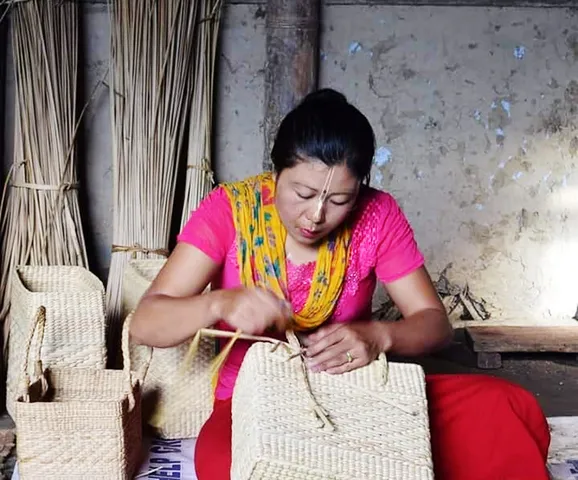 Ziveli, launched by siblings Tanvi and Kehaan Saraiya,  is contemporising Manipur's Kuan craft by incorporating new designs and expanding the product range