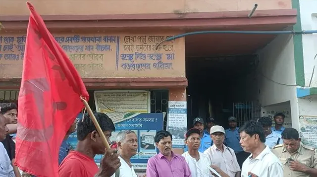 দাসপুর জুড়ে বামপন্থীরা ডেপুটেশন দিল এলাকার উন্নয়নের দাবিতে এবং তৃণমূলের দুর্নীতির বিরুদ্ধে