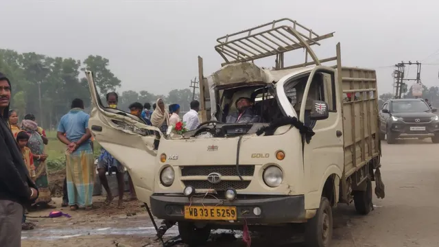 সাতসকালে পথ দুর্ঘটনায় মৃত্যু হল গাড়ি চালকের