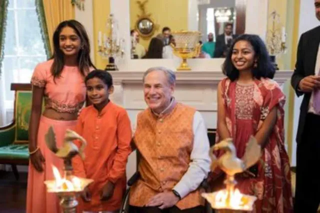 Diwali in the US: Texas Governor Greg Abbott in celebration