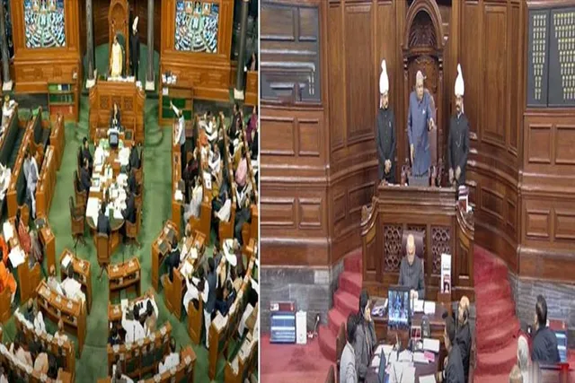 Due to Adani row, Rajyasabha-Loksabha adjourned till 12 noon