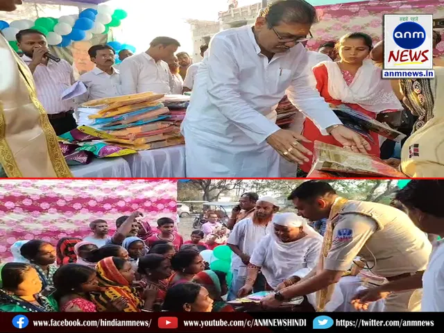 Social worker Ali Hussain organised a clothes distribution programme in memory of his late grandparents