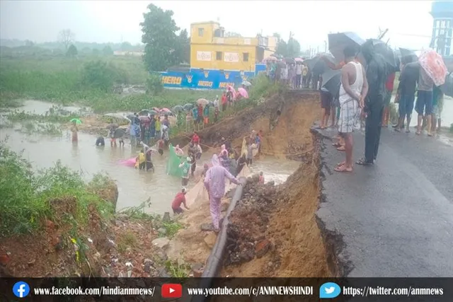 भारी बारिश: जमुरिया बाईपास क्षेत्र में बरपाया कहर