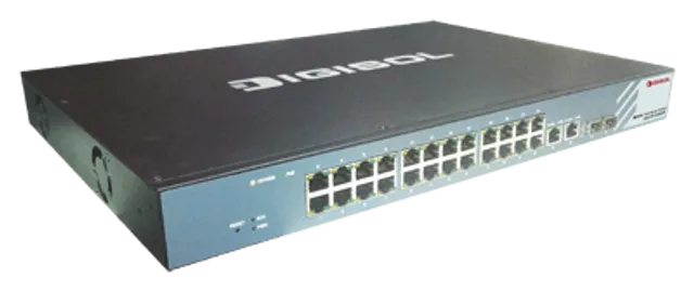 DIGISOL launches 24 Port Fast Ethernet Layer 2 PoE+ Switch