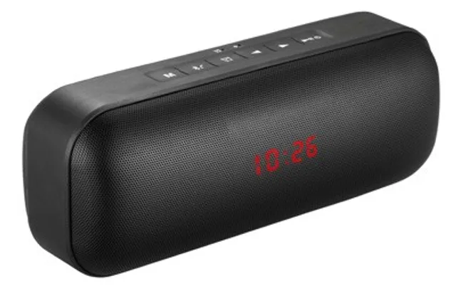 Portronics “SUBLIME-III” Bluetooth stereo Speaker with Built-in Alarm Clock, FM & Mic