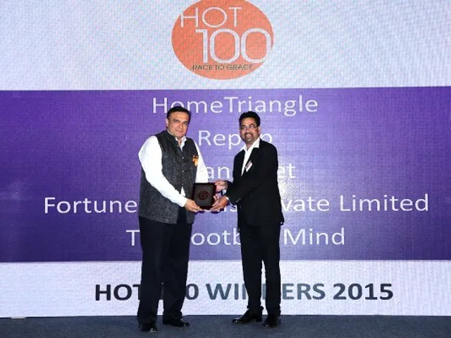 Fortune Grecells wins the coveted HOT100.TECHNOLOGY Award 2015