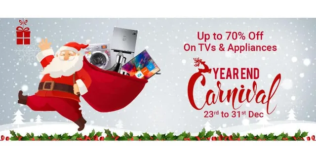 Flipkart’s Large Appliances Year End Carnival Sale