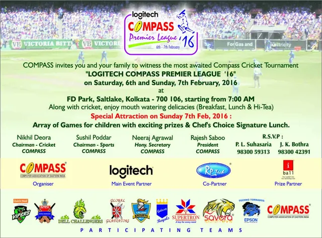 Kolkata IT Association to organise Logitech COMPASS Premier League