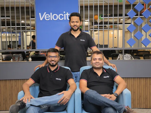Velocity founders Saurav Swaroop, Abhiroop Medhekar, and Atul Khichariya