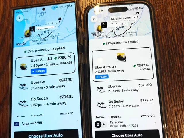 uber overcharging android and iphone