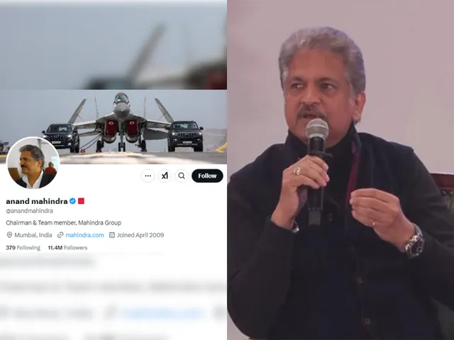 Anand Mahindra explains why he on X