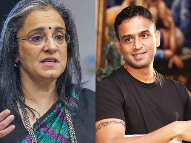 SEBI Chairperson Madhabi Puri Buch and Zerodha co-founder Nithin Kamath