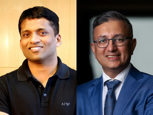 Byju Raveendran and Ranjan Pai