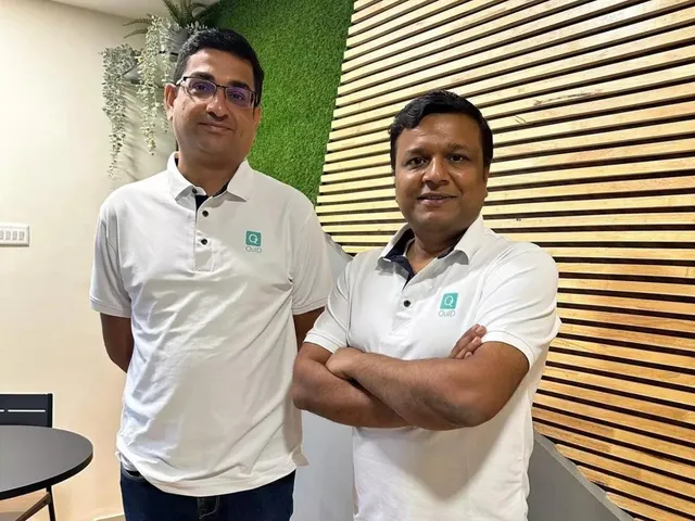 Vikram A G and Subhash Gupta, co-founder QuiD 