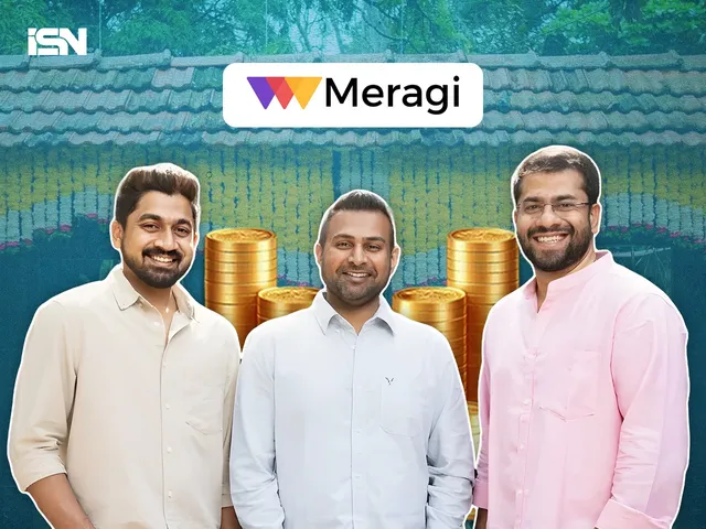 Meragi co-founders - Mukund Mohan Raj, Abhinav Chandran, and Lakshminarayan B