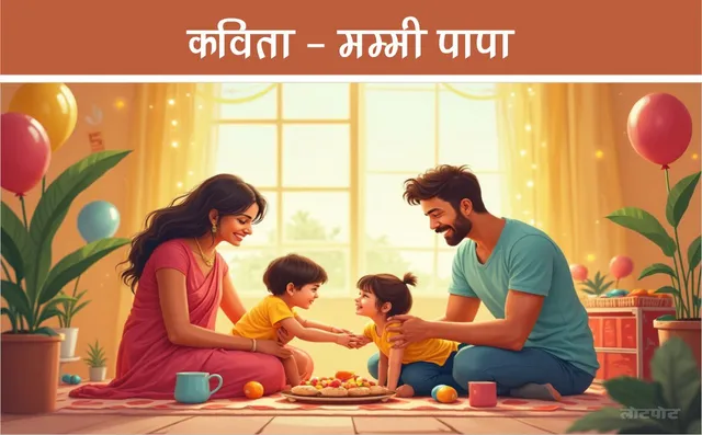 Poem Mom and Dad The real heroes of children life
