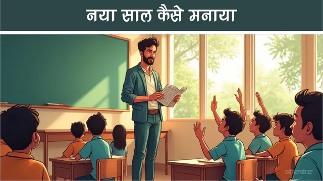 Children story How to celebrate New Year