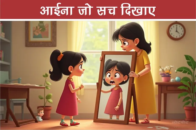 Mirror that shows the truth The fairy learned a lesson
