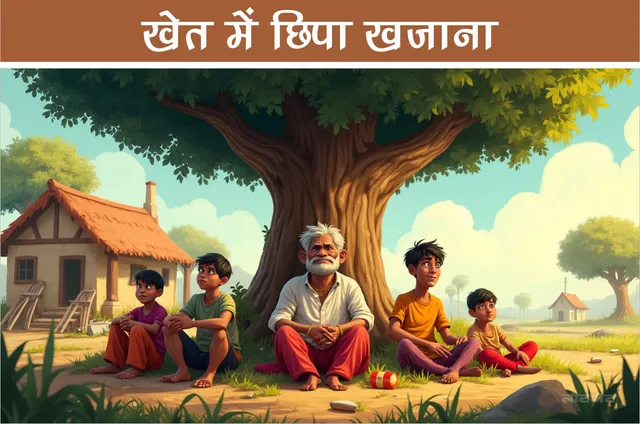 Treasure hidden in the field Real wealth comes through hard work