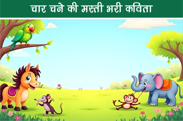 fun poem of four grams Hindi Kavita