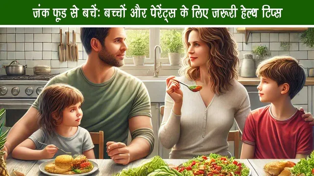 Avoid junk food Important health tips for children and parents