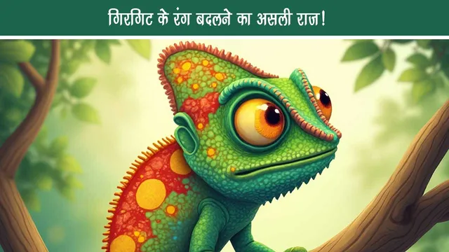 Chameleons Change Colour 🦎 गिरगिट के रंग बदलने का असली राज़! 