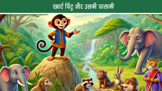 Smart Chintu and his cunning When the monkey shocked everyone