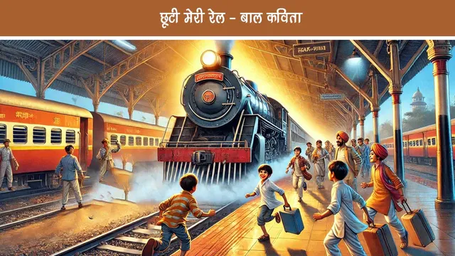 Hindi Bal Kavita Chooti Meri Rail