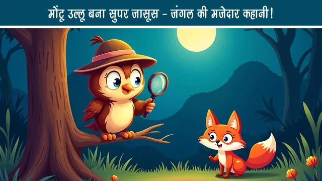 Montu owl becomes super detective - funny story of the forest!