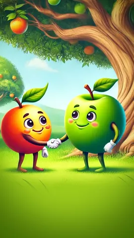 Fun Story - Sapota and Apple (1)