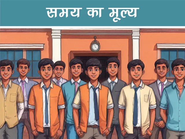 cartoon image of college boys