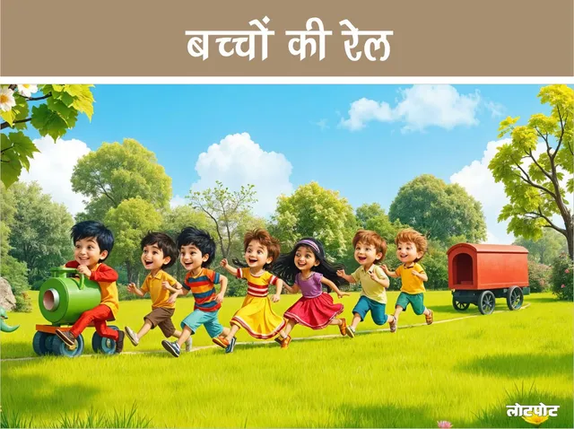Children Poem Children Train