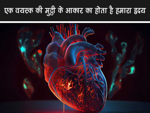 Human heart futuristic image
