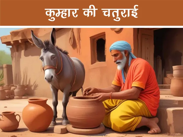 cartoon image of an Indian Potter 