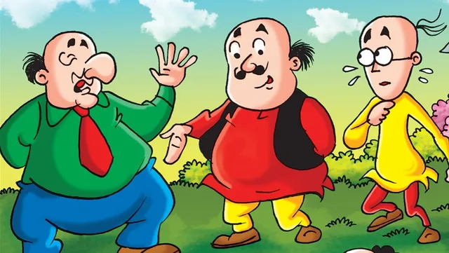 मोटू पतलू की कॉमिक्स- (Motu Patlu Ki Comics) झटका आसन :