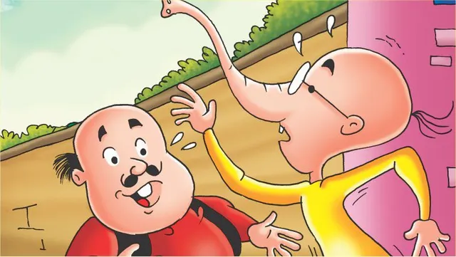 Lotpot Comic Motu patlu aur sharbat