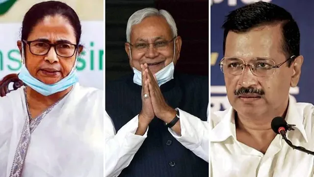 Mamata banerjee, nitish kumar and arvind kejriwal