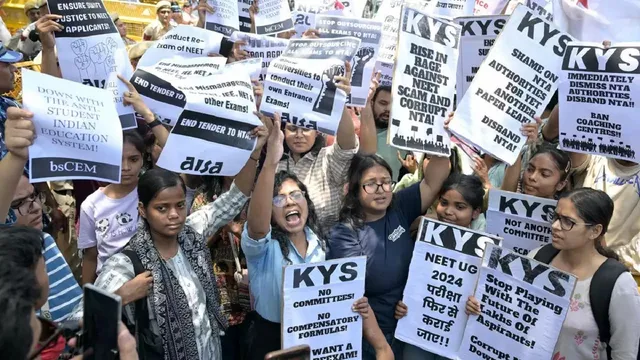 Neet protest