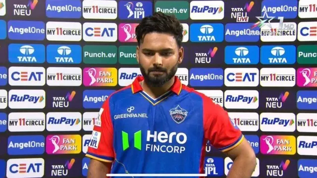 Rishabh Pant suspended for one match; won't play against RCB on Sunday