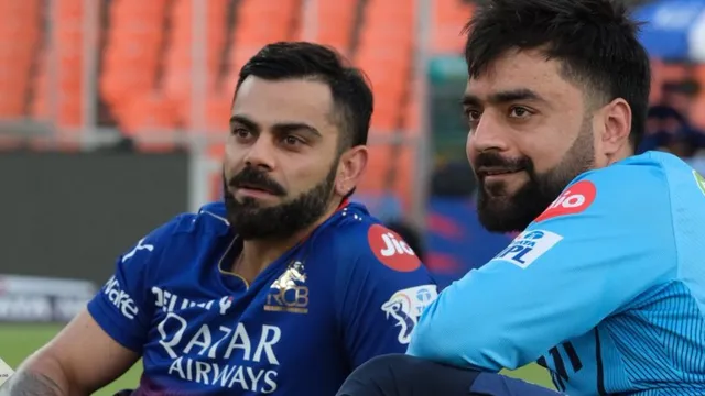 Royal Challengers Bengaluru vs Gujarat Titans Virat Kohli Rashid Khan