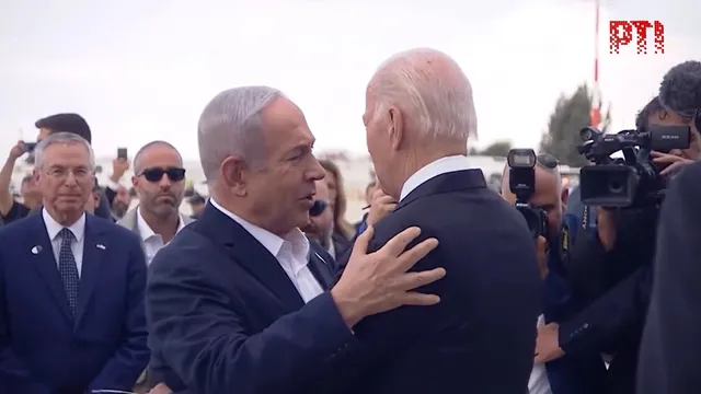 Joe Biden lands in Israel as Middle East turmoil grows following Gaza hospital attack