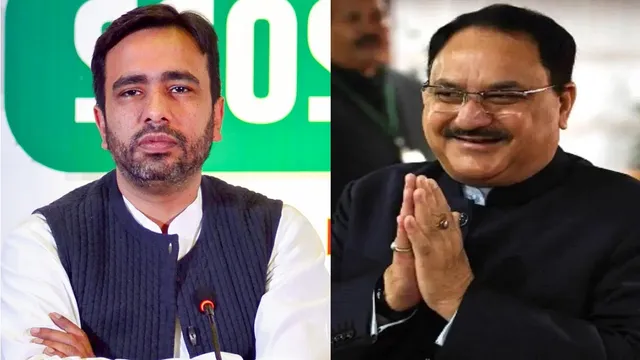 Jayant Chaudhary and JP Nadda