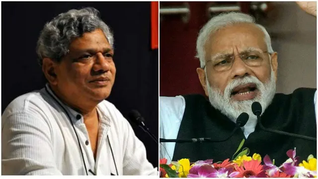 Sitaram Yechury Narendra Modi