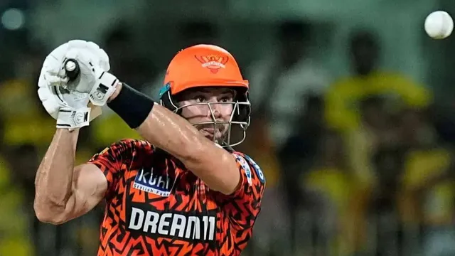 SRH's Aiden Markram plays a shot during IPL 2024 T20 cricket match between CSK and SRH, at MA Chidambaram Stadium, in Chennai, Sunday, April 28, 2024. 