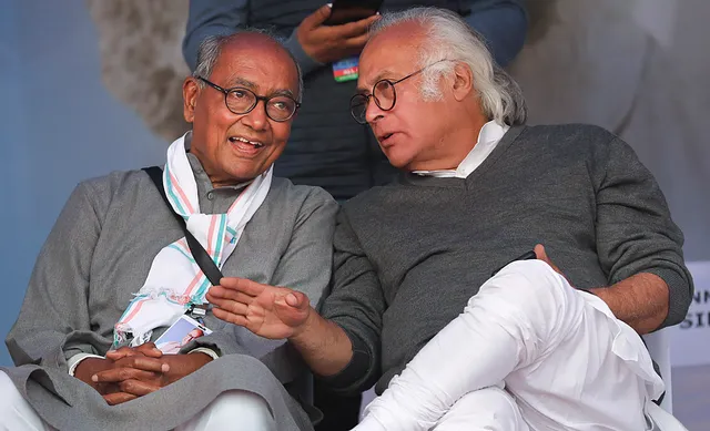 Digvijaya Singh and Jairam Ramesh Congress