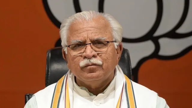 Haryana CM Manohar Lal Khattar