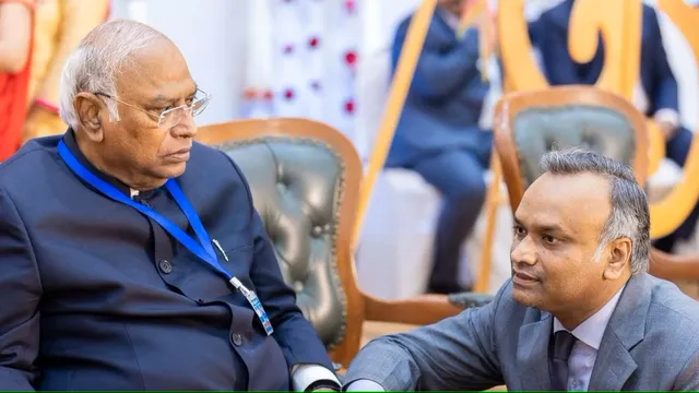 Mallikarjun Kharge Priyank Kharge