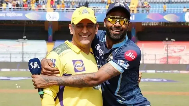 csk vs gt Hardik Pandya Mahendra Singh Dhoni