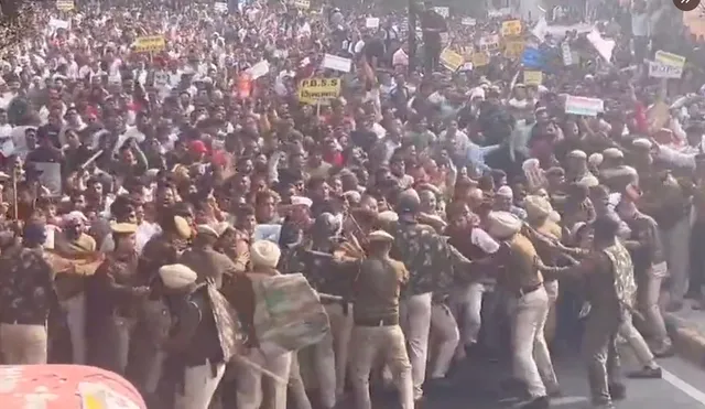 Haryana ops protest