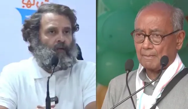 Rahul Gandhi and Digvijaya Singh